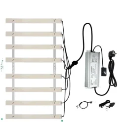 LED-växtlampa, fullspektrum, dimbar design,EU, 200W