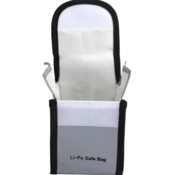 Li-Po Säker Väska Bärbar Brandsäker Vattentät Förvaringsväska för Dokumentpengar Värdesaker