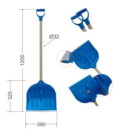 LITEN SNÖSKYFTE I PLAST - LOP MALA