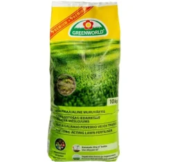 Långverkande gräsmattegödsel NPK 15+5+6 (+2+27) 10 kg