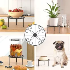 Lollanda Blomställning, växtställ, blomkrukställning, blomsterstöd, för trädgård och balkong, 5-delars set