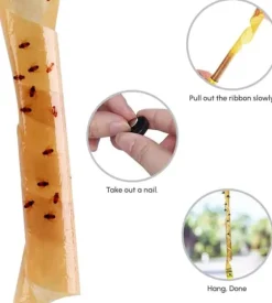 Lollanda Flugfälla flugfångare flugpapper rulle 16-pack