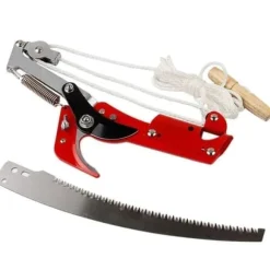 Lollanda 2-i-1 beskärningsverktyg – manuell grensax och höggrensåg, kombinerat trädgårdsverktyg för trädgrensklippning