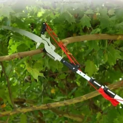 Lollanda 2-i-1 beskärningsverktyg – manuell grensax och höggrensåg, kombinerat trädgårdsverktyg för trädgrensklippning