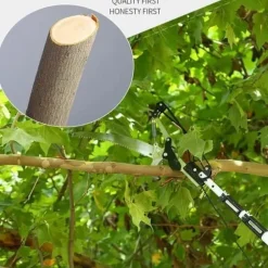 Lollanda 2-i-1 beskärningsverktyg – manuell grensax och höggrensåg, kombinerat trädgårdsverktyg för trädgrensklippning