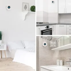 Lollanda 2-i-1 Brand- & Kolmonoxiddetektor för Hemmet – LCD-display och ljudlarm, Batteridriven med Hög Känslighet