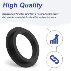 Lollanda L-formad Tätningsring 11412 för Intex Sandfilterpump - 5-pack