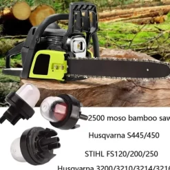 Lollanda 12-pack universella bränslepumpar – Passar för Husqvarna motorsåg, Stihl grästrimmer, lövblåsare m.m.