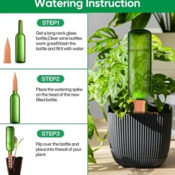 Lollanda Set med 12 Lerkoner Vattningskottar, Plant Vatten Dispenser Lera