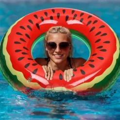 Lollanda Simringar för vuxna, uppblåsbar ring, gummiring för simning, badtub för pool