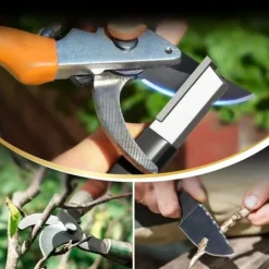 Lollanda Slipsten för Trädgårdsverktyg – Portabel Knivslip, Skärpa Saxar, 10.5cm
