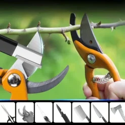 Lollanda Slipsten för Trädgårdsverktyg – Portabel Knivslip, Skärpa Saxar, 10.5cm