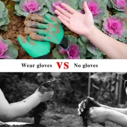 Lollanda Trädgårdshandskar med Klor/Handskar med Klor - Punkteringssäkra, Latex, för Grävning och Planterin