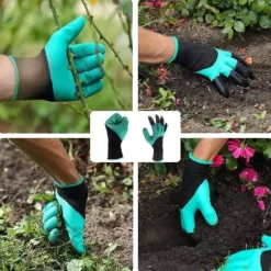 Lollanda Trädgårdshandskar med Klor/Handskar med Klor - Punkteringssäkra, Latex, för Grävning och Planterin