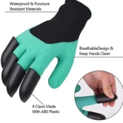 Lollanda Trädgårdshandskar med Klor/Handskar med Klor - Punkteringssäkra, Latex, för Grävning och Planterin