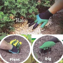 Lollanda Trädgårdshandskar med Klor/Handskar med Klor - Punkteringssäkra, Latex, för Grävning och Planterin