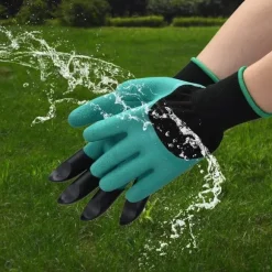 Lollanda Trädgårdshandskar med Klor/Handskar med Klor - Punkteringssäkra, Latex, för Grävning och Planterin