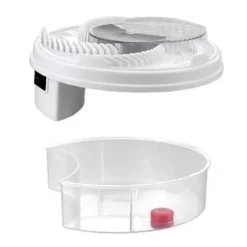 LOVELY Flugfälla, USB Automatisk flugfångare Rund Löstagbar elektrisk insektsfälla Vabelfälla Vit