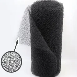 Lutningsmatta Ytstabiliseringsfilt 6 m x 1 m Styrka 20 mm UV Stabil Bankmatta Svart