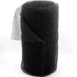 Lutningsmatta Ytstabiliseringsfilt 90 m x 1 m Styrka 20 mm UV Stabil Bankmatta Svart