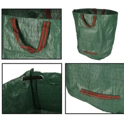 Lövavfallsbehållare för trädgården, stor säck, 270 liter