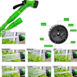 20m Magic Hose Expanderande Vattenslang - Grön