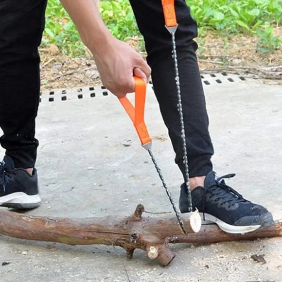 Manuell kedjesåg i fickstorlek Orange