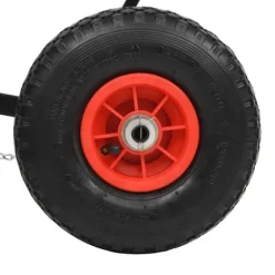 Manuell snöplog med hjul för enkel snöröjning | Storlek: 100x44 cm