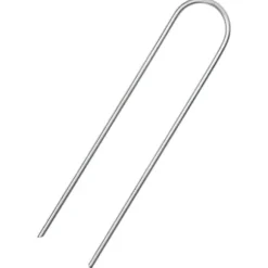 Markpinne U-format 50 st 15x3,5 cm galvaniserat stål