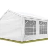 Marquee trädgårdstält 3x4 m lusthus PE 350 N presenning 100 % vattentät vit