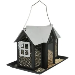 Matare Villa i metall, för fågelfrö - Trixie