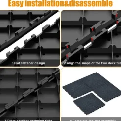 Matta golvplattor 12