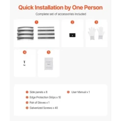Metall Upphöjd Trädgårdssäng 4x2x1ft, Utomhusplanteringslåda, Galvaniserad, Silverfärgad