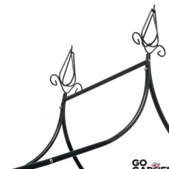 Metallträdgårdspergola för blommor, rosor, klätterväxter, stöd, båge, ankare, trädgård