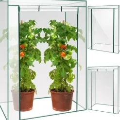 Mini Växthus - 5-hyllor - 150x103x52 cm