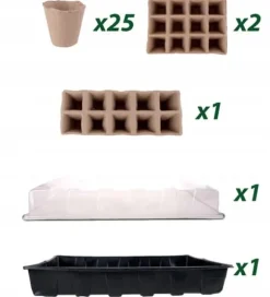 Miniväxthusplantset 30 delar
