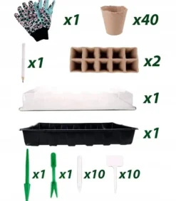 Miniväxthusplantset 68 delar