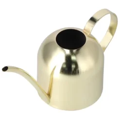 1000ML Vattenkanna Inomhus Vintage Rostfritt Stål Suckulenta Blommor Växter Vattenkokare Guld