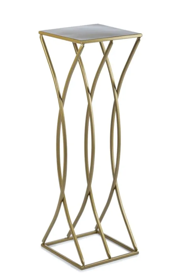 Modernt blomsterställ, guld, 75 cm