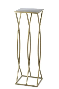 Modernt blomsterställ, guld, 75 cm