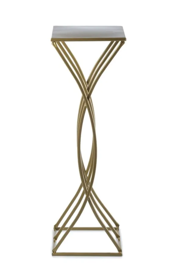 Modernt blomsterställ, guld, 75 cm