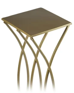 Modernt blomsterställ, guld, 75 cm