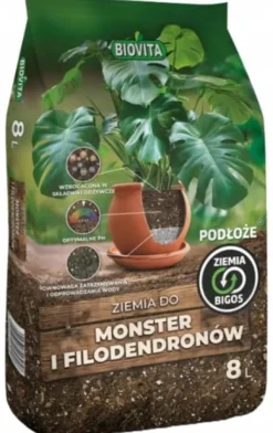 Monstera och Philodendron Jord Bigos 8L Professionellt Substrat