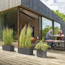 Muret Planter - DEROMA - Millennium R - Antracit - Med vattenreserv - 59 cm