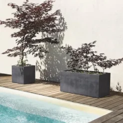 Muret Planter - DEROMA - Millennium R - Antracit - Med vattenreserv - 79 cm