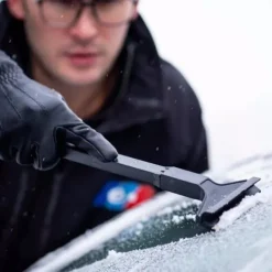 Murska 580L Glasskrapa med långt handtag och mässingsblad som present