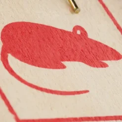 Musfälla, Trä, 2x4.5x10 cm, Natur