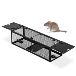 Mushälla, 11x39x12,5 cm, Svart, Järn