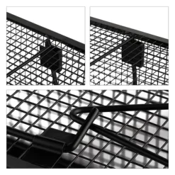 Mushälla, 11x39x12,5 cm, Svart, Järn