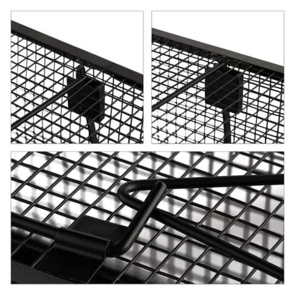 Mushälla, 11x39x12,5 cm, Svart, Järn